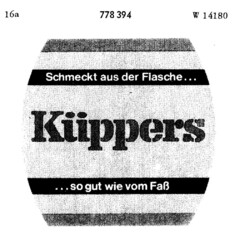 Küppers Schmeckt aus der Flasche... ...so gut wie vom Faß