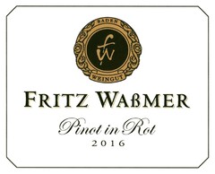 FRITZ WAßMER Pinot in Rot