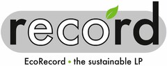 record EcoRecord the sustainable LP