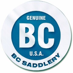 BC SADDLERY GENUINE BC U.S.A.