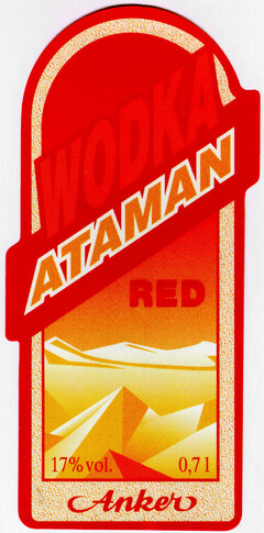 WODKA ATAMAN RED