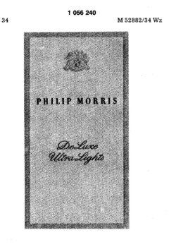 PHILIP MORRIS De Luxe Ultra Lights