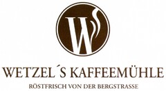 WETZEL'S KAFFEEMÜHLE