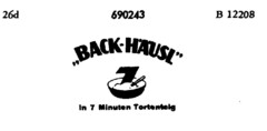 "BACK-HÄUSL" in 7 Minuten Tortenfertig