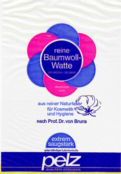 reine Baumwoll-Watte pelz