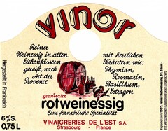 vinor rotweinessig