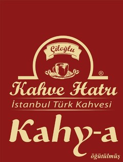 Ciloglu Kahve Hatri Istanbul Türk Kahvesi Kahy-a