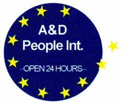 A&D People Int. OPEN 24 HOURS