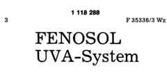 FENOSOL UVA-System