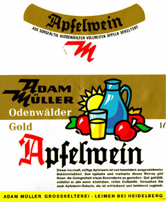 ADAM MÜLLER Odenwälder Gold Apfelwein