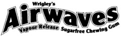 Wrigley's Airwaves Vapour Release Sugarfree Chewing Gum