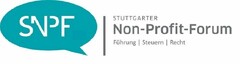SNPF STUTTGARTER Non-Profit-Forum Führung | Steuern | Recht