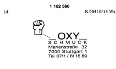 OXY SCHMUCK Marienstraße 32 7000 Stuttgart 1 Tel. 0711/61 18 89