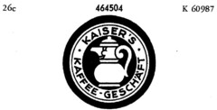 KAISER'S   KAFFEE-GESCHÄFT