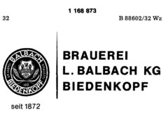 BRAUEREI L. BALBACH KG BIEDENKOPF