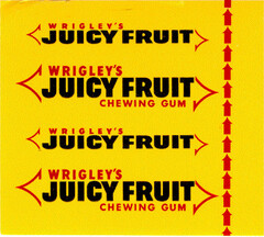 JUICY FRUIT WRIGLEY'S CHEWING GUM