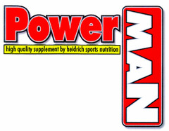 Power MAN high quality supplement by heidrich sports nutrition