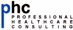 phc PROFESSIONAL HEALTHCARE CONSULTING