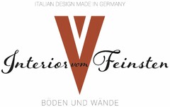 ITALIAN DESIGN MADE IN GERMANY Interior vom Feinsten BÖDEN UND WÄNDE