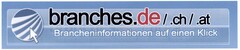 branches.de/.ch/.at Brancheninformationen auf einen Klick