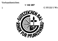 GÜTEZEICHEN RAL  RINDE FÜR PFLANZENBAU