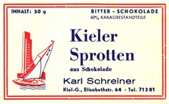 Kieler Sprotten aus Schokolade