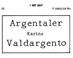 Argentaler Karino Valdargento