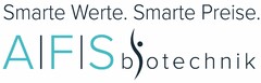 Smarte Werte. Smarte Preise. A|F|S biotechnik