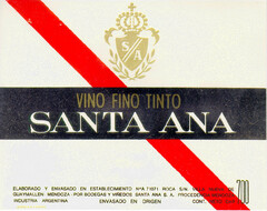 VINO FINO TINTO   SANTA ANA