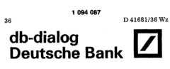 db-dialog Deutsche Bank