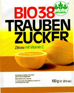 BIO 38 TRAUBENZUCKER ZITRONE MIT VITAMIN C BIOLABOR