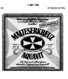 MALTESERKREUZ AQUAVIT