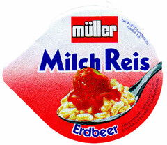 müller Milch Reis Erdbeer