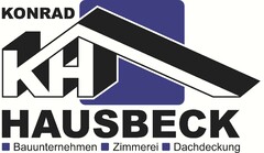 KH KONRAD HAUSBECK Bauunternehmen Zimmerei Dachdeckung