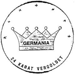 GERMANIA 24 KARAT VERGOLDET