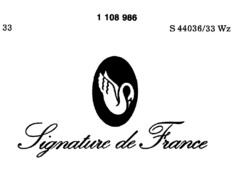 Signature de France