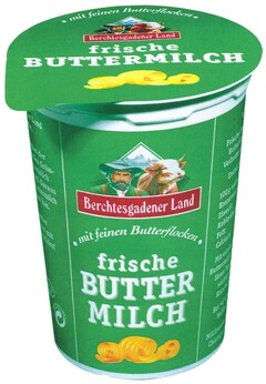 Berchtesgadener Land frische BUTTER MILCH mit feinen Butterflocken