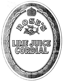 ROSE'S LIME JUICE CORDIAL