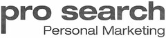 pro search Personal Marketing