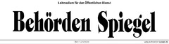 Behörden Spiegel Leitmedium für den Öffentlichen Dienst Berlin und Bonn