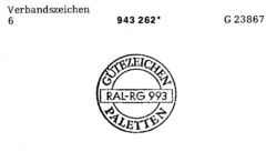 Gütezeichen Paletten RAL-RG 993