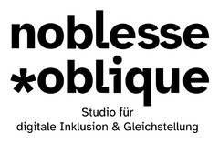 nobLesse obLique Studio für digitale Inklusion & Gleichstellung