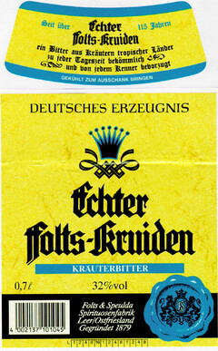 Echter Folts-Kruiden KRÄUTERBITTER