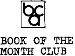 bca BOOK OF THE MONTH CLUB