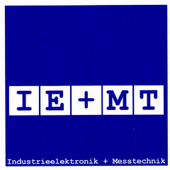 IE+MT Industrieelektronik + Messtechnik