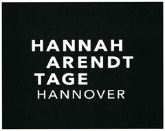 HANNAH ARENDT TAGE HANNOVER