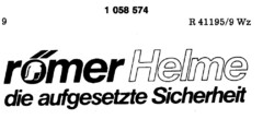 römer Helme die aufgesetzte Sicherheit