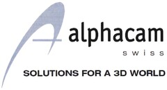 alphacam swiss SOLUTIONS FOR A 3D WORLD