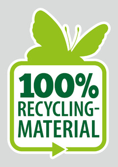 100% RECYCLING- MATERIAL