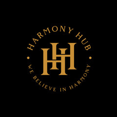 HH · HARMONY HUB · WE BELIEVE IN HARMONY